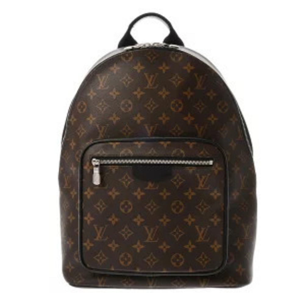 Louis Vuitton Monogram Macassar Brown Josh NV Brown Canvas Backpack Daypack Bag